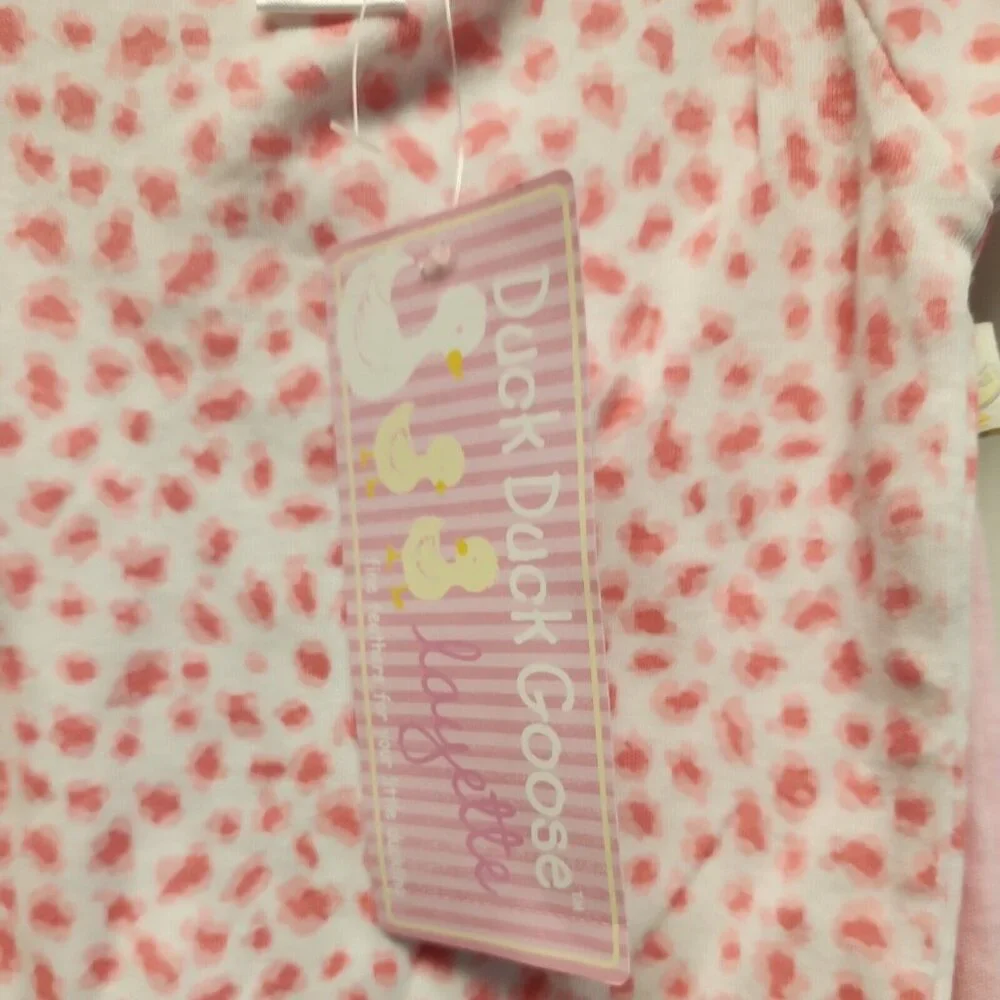 Duck Duck Goose Baby Girls 6-9 Month 2 Piece Set Pink New‎